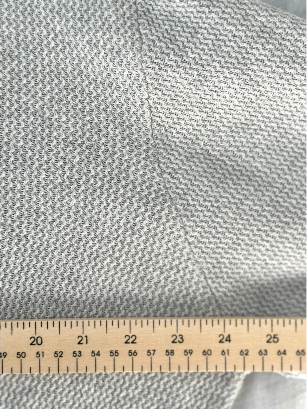 Beneto Maretti Crewneck Sweater Men's XL Light Gray Cotton Nylon Blend Pullover